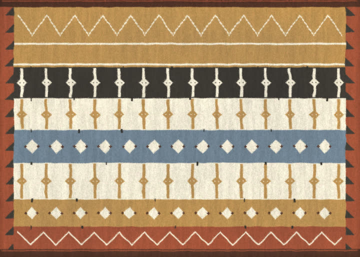 Kilim No. 006 — Wide Bands